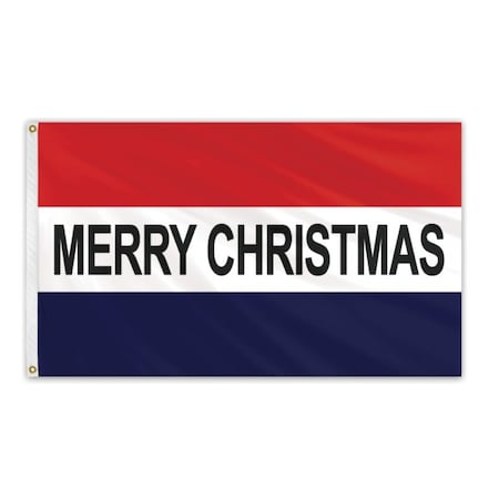 Global Flags Unlimited Merry Christmas Message Flag 3'x5' Standard Flag 204889
